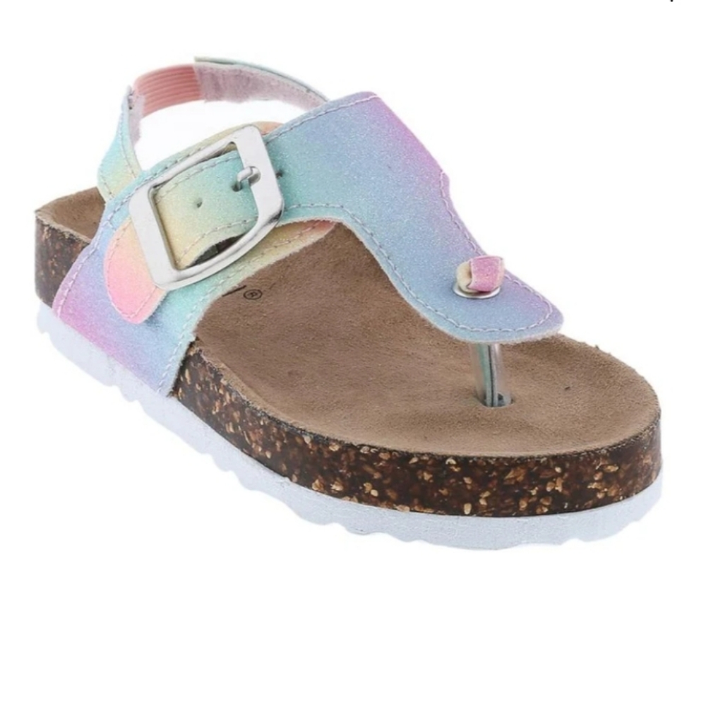 NWT Capelli T Strap Sandals Cork Base Toddler Sandals Summer